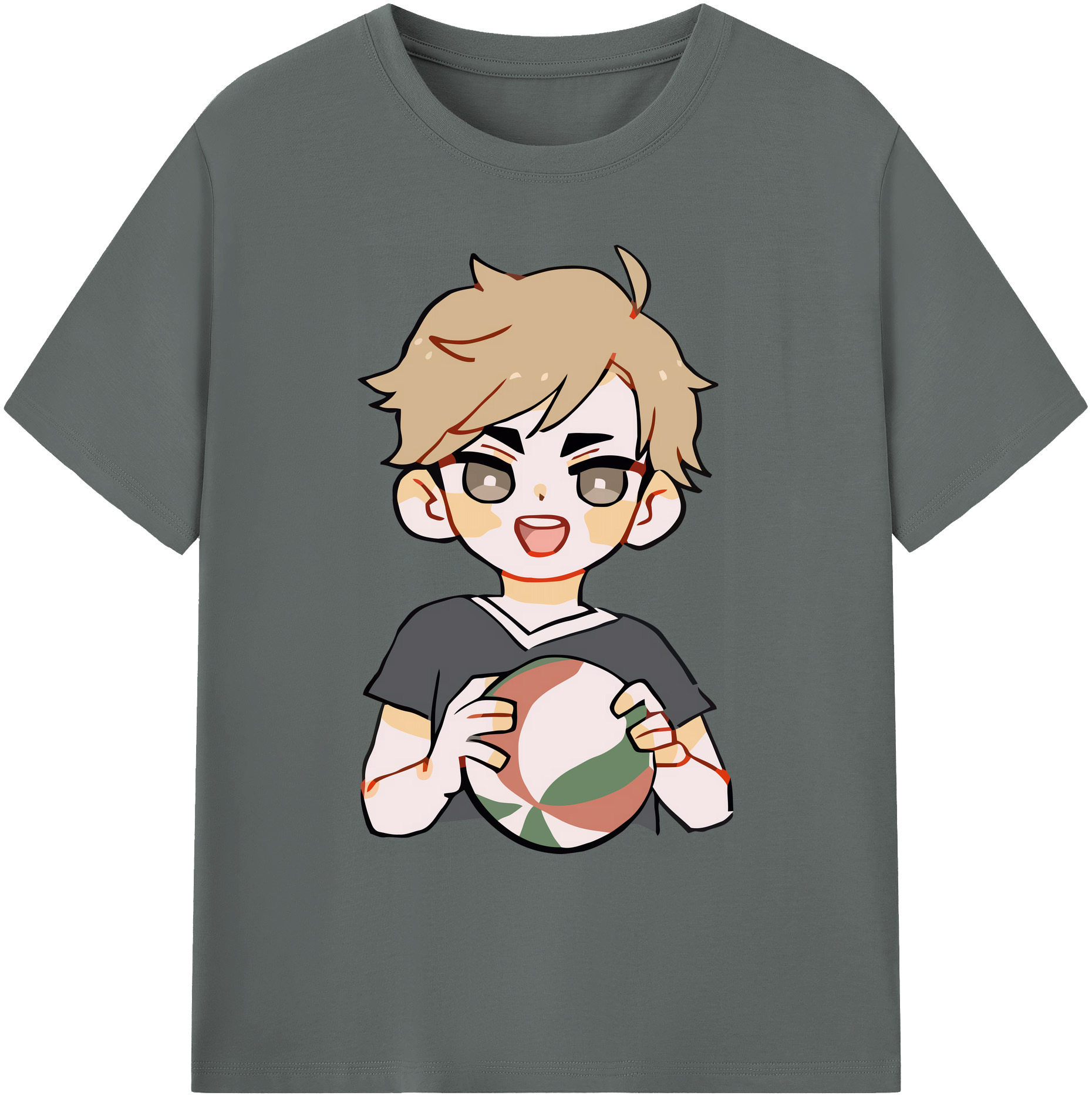 （画像用） ハイキュー!! Haikyu!! 綿100％ メンズ半袖Tシャツ｜肌触りやわらか＆通気性